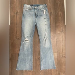 GAP High Rise Split-Hem '70s Flare Jeans NWT